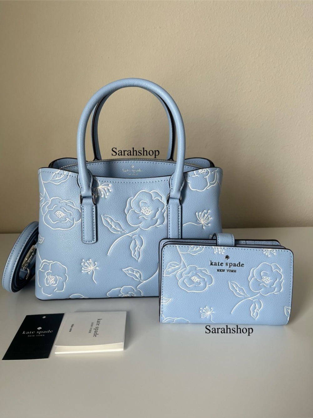 ♠️Kate Spade Thompson Street Floral Small Satchel Bag Set